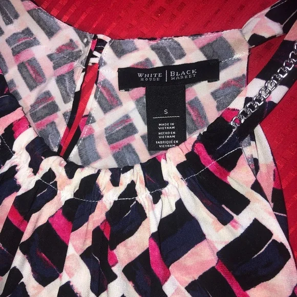 White House Black Market colorful top - Picture 2 of 9